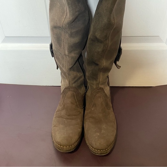 Neosens Leather and Suede Over the Knee Boots 7 - Picture 8 of 10